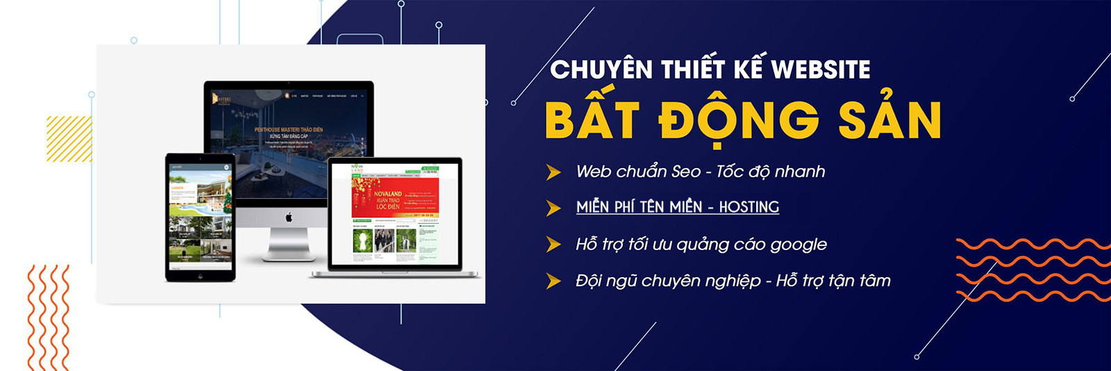 Thiết kế web bất động sản tại Bình Dương