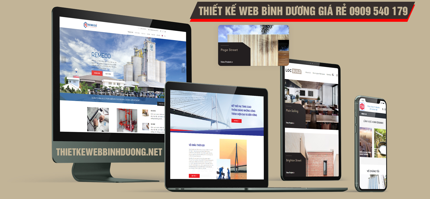 Thiết kế web Bình Dương giá rẻ