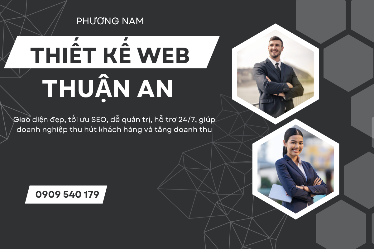 Thiết kế web Thuận An, Bình Dương Của Phương Nam